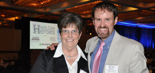 Nancy McMahon, RN, and Jed Hartings, PhD