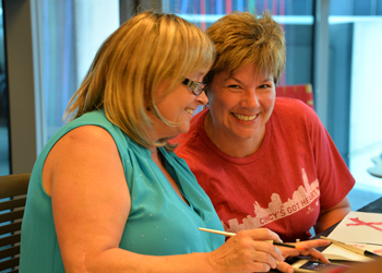 Roberta Holden, left, and Marla McCarthy.