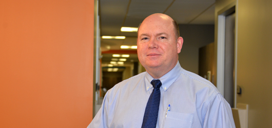 Donald Carruthers, MD, at the Mayfield physician offices at Rookwood Exchange. 